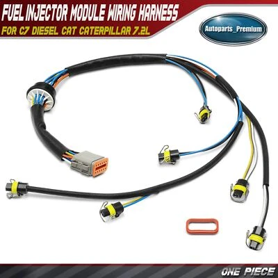 Fuel Injector Module Wiring Harness for C7 Diesel CAT Caterpillar 7.2L 2225917 - Image 1 of 4