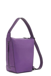 Calvin Klein Moss Convertible Sling Backpack & Hobo Shoulder Bag Grape One Size - Picture 1 of 1