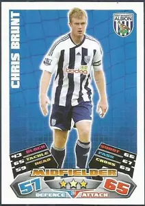 TOPPS MATCH ATTAX 2011-12- #318-WEST BROMWICH ALBION-CHRIS BRUNT - Imagen 1 de 1