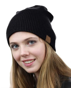NYFASHION101 Unisex Cómodo y Cálido Tejido Diario CC Gorro Sombrero - Imagen 1 de 45