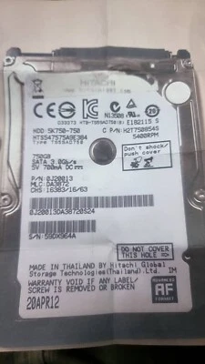 HITACHI HDD PCB hard drive circuit board SATA Cap. 500GB HTS547575A9E384 5400RPM - Image 1 of 3