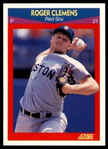 1990 Score 100 Superstars #79 Roger Clemens Boston Red Sox - Picture 1 of 2