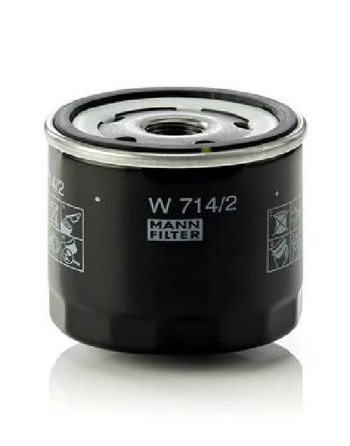 Filtro de aceite original MANN FILTER W 714/2 para Alfa Romeo Autobianchi FSO Fiat Foto 1 de 1