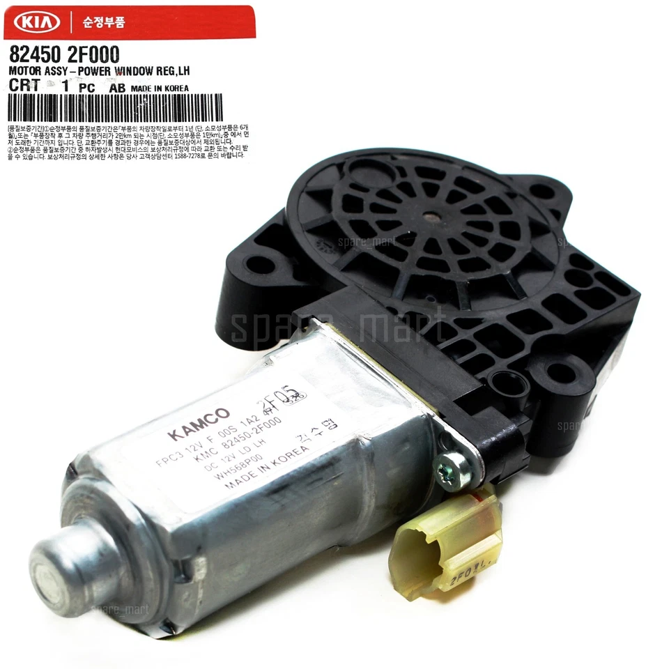 GENUINO 824502F000 Motor Ventana Eléctrica CONDUCTOR DELANTERO Se Adapta 04-09 Kia Spectra Foto 1 de 4