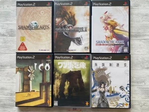 SONY PS2 Shadow Hearts & ICO & Colossus with Wanda & Kenran Butousai from Japan - Picture 1 of 16