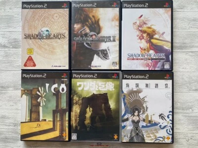 SONY PS2 Shadow Hearts &  ICO & Colossus with Wanda & Kenran Butousai from Japan - Image 1 of 4