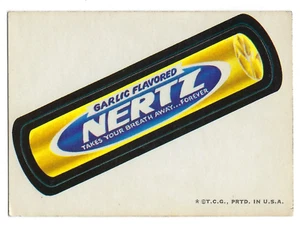 1973 Topps Wacky Packages 2nd Series 2 NERTZ white back ex+ - Picture 1 of 1