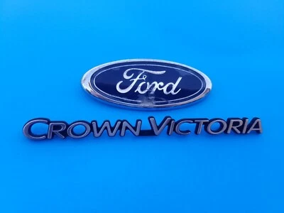 98 99 00 01 02 FORD COROA VICTORIA EMBLEMA PORTÃO TRASEIRO LOGOTIPO EMBLEMA CONJUNTO DE SÍMBOLOS (2002) - Imagem 1 de 4