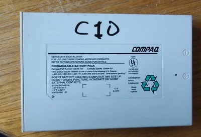 rare reachargable battery pack (12V) for   compaq series 2810E Laptop - Bild 1 von 3