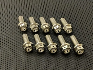 Ducati V4 1100 R S Titanium Front Disc Rotor Bolt Kits Ti Hex Socket Drilled - Picture 1 of 6