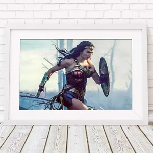 WONDER WOMAN - DC Comics Poster Picture Print Sizes A5 to A0 **FREE DELIVERY** - Picture 1 of 14