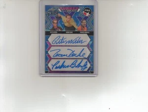 2024 Leaf Metal PBA Triple Autograph PBA Card WEBER DUKE PARKER BOHN III #3/10 - Bild 1 von 2
