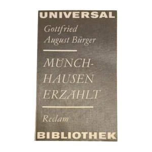 Reclam Münchhausen Erzählt Universal Bibliothek DDR Taschenbuch schwarze Serie - Bild 1 von 3