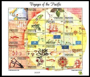 Mikronesien 343 - Reisen im Pazifik "Block" OS (PB49670) - Bild 1 von 1
