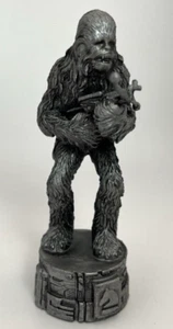 Star Wars 2005 Saga Edition Chess Set Replacement Silver Chewbacca Knight - Picture 1 of 6