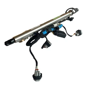 Riel inyector de combustible desnudo Ford F-150 2,7 L V6 Turbo FT4E-BE OEM LH 15-20 - Imagen 1 de 14