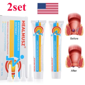 HEALMUSZ Natürliche Kräuter Hämorrhoiden Creme, Analyse Innere & Externe Flor Creme - Bild 1 von 16