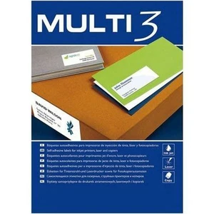 Etiquettes pour Imprimante MULTI 3 Blanc Droit 100 Volets 199,6 x 144,5 mm - Afbeelding 1 van 1