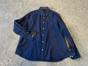 Tailorbyrd blau kariertes Langarm Hemd mit Knopfleiste Herren Gr. XL Baumwolle klassisch - Bild 1 von 7