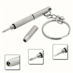 Kit Riparazione Mini Occhiali 3 in 1 - Cacciavite Portachiavi per Specifiche e Orologi - Foto 1 di 26
