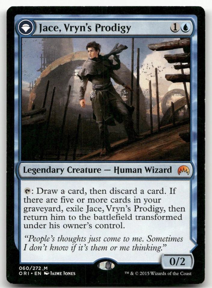 Jace, Vryn's Prodigy #60 (LP) Magic Origins ORI Magic MTG - Image 1 of 2