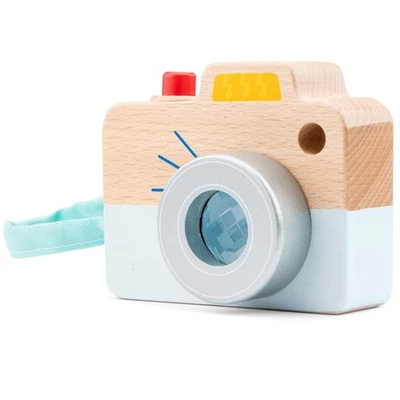 Wooden Toy Camera With Click Button Educational Colour Perception For Toddlers - Image 1 of 4