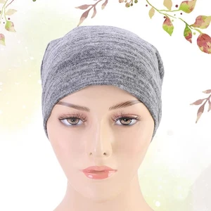Damen Kopfbedeckung Satin Schlaf Haare Schlafen Chemotherapie - Bild 1 von 11