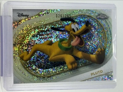 PLUTO 2025 TOPPS CHROME DISNEY SPECKLE /265 Q1739 - Image 1 of 2