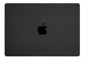 MacBook Air 13,6" noir carbone skin dbrand (M2/M3, 2022-2024) neuf avec découpe logo - Photo 1/1