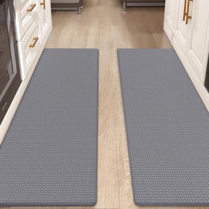 Anti Fatigue Cushion Padded Kitchen Mat for Floor - 17x59+17x59,Easy Clean, W... - Picture 1 of 9