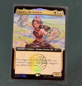 Magic The Gathering X Avatar Katara The Fearless Promo Card SDCC 2025 - Picture 1 of 2