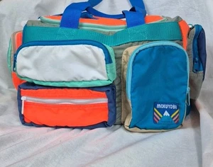 Mokuyobi Camp Colorblock Snacktime Weekender Travel Duffle Bag Made in USA - Picture 1 of 10