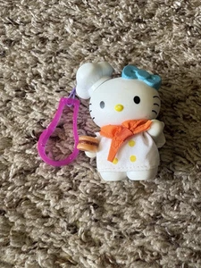 Vintage Hello Kitty McDonald’s Happy Meal Keychain Toy Figure Chef 2000 - Picture 1 of 7