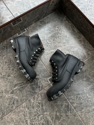 Botas de montañismo suizas vintage C. Gabriel Fribourg Tricouni uñas años 20-30 Foto 1 de 4