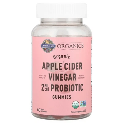 Organics, Organic Apple Cider Vinegar Probiotic Gummies, 60 Vegan Gummies - Image 1 of 2