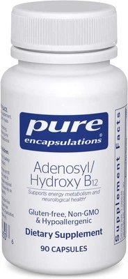 Pure Encapsulations Adenosil/Hidroxi B12 Años 90 - Vitamina B de Alta Potencia - para...  Foto 1 de 4