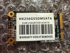 256 GB mSATA SSD HX256GSSDMSATA XUM SATA 6 Gb/s - Unidad de computadora portátil genérica probada - Imagen 1 de 1