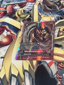 Digimon - Release Special Booster 2.5 #BT19-011 SR WarGrowlmon ACE NM - Picture 1 of 5