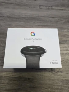 Google Pixel Watch, boîtier argent poli 41 mm avec bracelet actif charbon, Android - Photo 1 sur 1