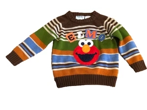 Camisa Elmo Sesame Street Vintage Niño Pequeño Talla 2T con Jeans Usada - Imagen 1 de 6