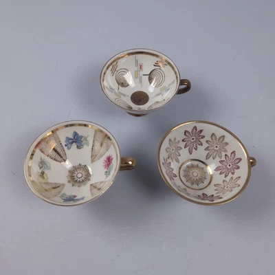 Winterling Marktleuthen Bavaria 3 Sammeltassen verschiedene Dekore - Bild 1 von 4