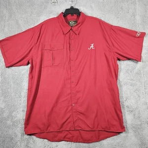 Herren Drake Herren SS XL Angelhemd rot Alabama purpurrot Gezeiten Klappentasche Lüftungsschlitze - Bild 1 von 15