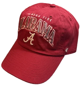 Alabama Crimson Tide ’47 Brand Clean Up Adjustable Crimson Red Snapback Hat - Picture 1 of 3