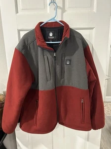 Duluth Trading Jacke Alaskan Hardgear Herren XL Sherpa Fleece Arbeit Reißverschluss Wandern - Bild 1 von 6
