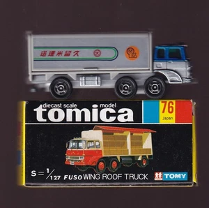 Black 76 Fuso Wing GroTruck Kurume Transport M7 - Picture 1 of 3