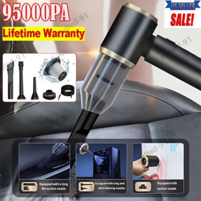 3 in 1 Car Vacuum Cleaner 95000PA Air Blower ...