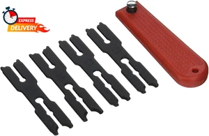 NEIKO 01970A E-Clip Remover & Installer Tool Set | 4 Piece | SAE | 1/4" to 3/8" - Picture 1 of 12