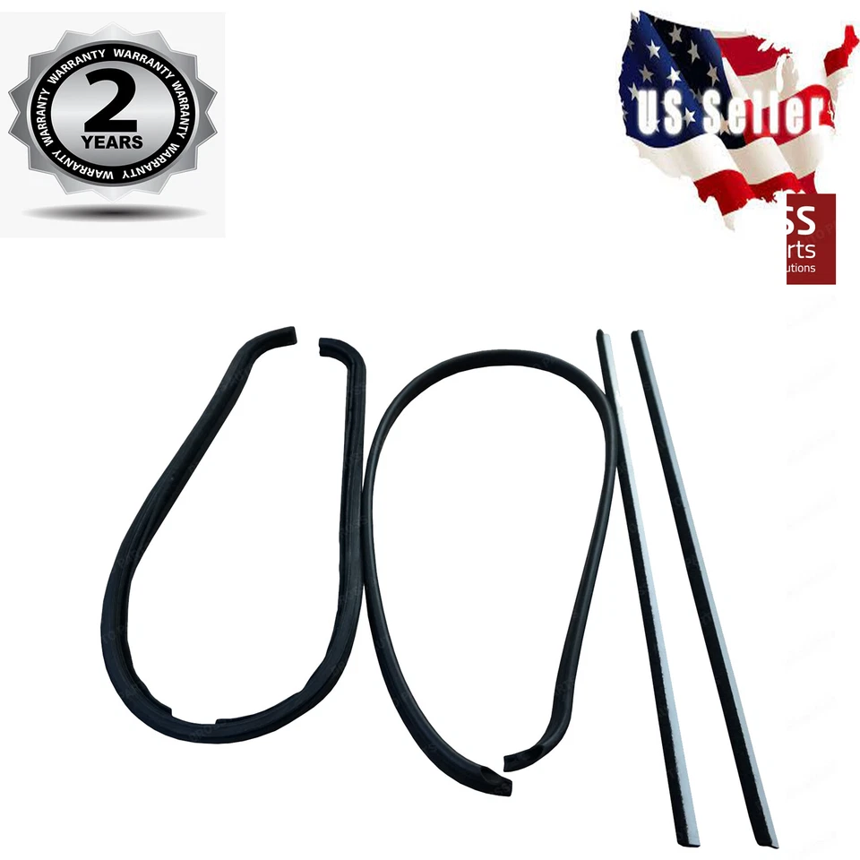 适用于梅赛德斯 W108 W109 W114 W115 W116 W123 W126 天窗橡胶密封垫圈套件 — 第 1/4 张图片