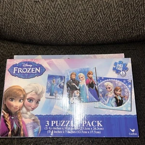 Frozen Puzzle  3 Puzzles In 1 Box! - Picture 1 of 2