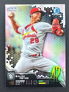 ALEX REYES 2019 Bowman Chrome Top 100 Prospects #BTP-42 Cardinals - Picture 1 of 2